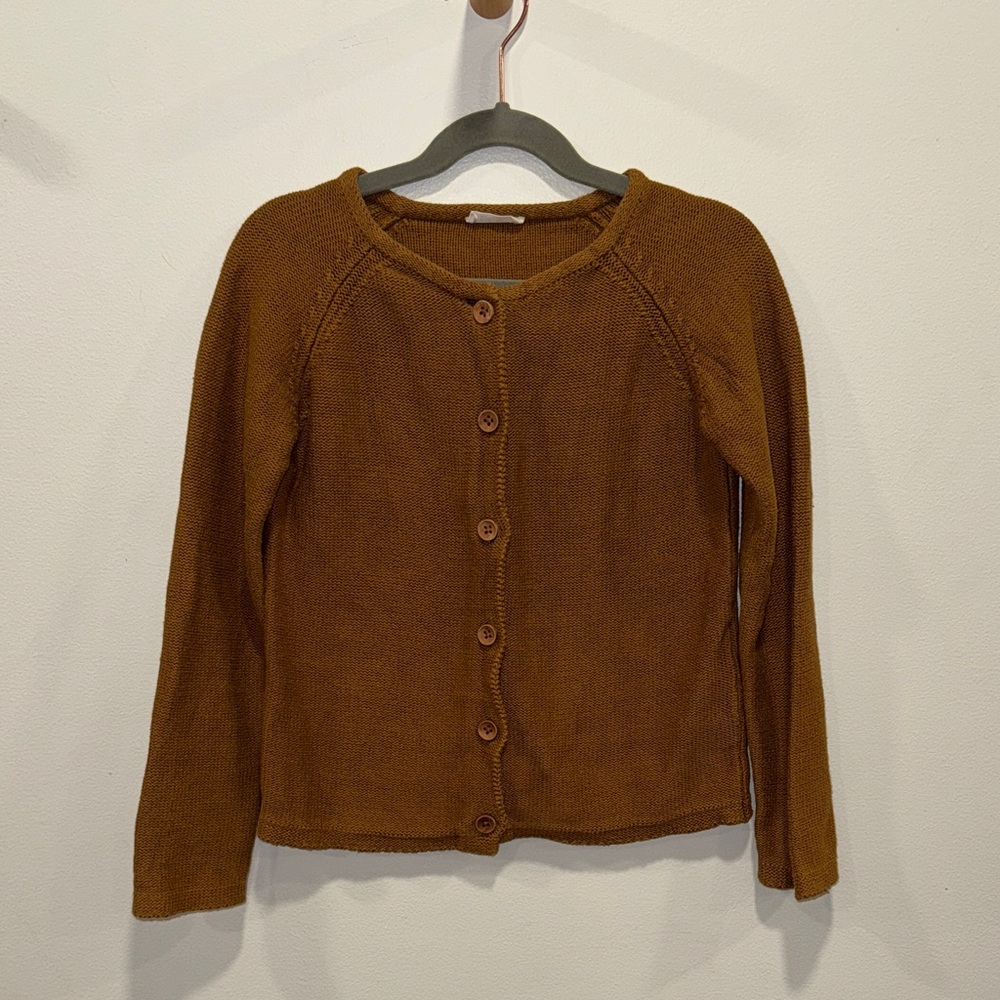 Jamie Kay Tan Button-Up Cardigan